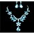 preiswerte Schmuck Sets-Damen Schmuckset Anhänger Blume Ohrringe Schmuck Purpur / Blau Für Party Hochzeit Besondere Anlässe Jahrestag Geburtstag