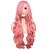 cheap Synthetic Trendy Wigs-Synthetic Wig Wavy Wavy Wig Pink Long Pink White Synthetic Hair Women&#039;s White Pink