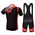 cheap Men&#039;s Clothing Sets-Men&#039;s Cycling Jersey with Bib Shorts Bike Clothing Suit Breathable Quick Dry Sweat-wicking Sports Mountain Bike MTB Road Bike Cycling Clothing Apparel