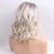 cheap Human Hair Capless Wigs-Human Hair Blend Wig Medium Length Deep Wave Short Hairstyles 2020 With Bangs Deep Wave Ombre Hair Side Part Machine Made Women&#039;s Black / Grey 14 inch