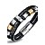 cheap Bracelets-Bracelet Bangles Layered woven Ladies Natural Fashion Multi Layer Faux Leather Bracelet Jewelry Black For Party Birthday Party / Evening Gift Evening Party / Stainless Steel