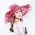 cheap Party Hats-Feather / Silk / Organza Kentucky Derby Hat / Fascinators / Hats with Floral 1pc Wedding / Special Occasion / Party / Evening Headpiece