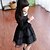 זול שמלות-בנות &#039; שרוול ארוך טלאים אחיד גרפיקה מודפסת תלת מימדית שמלות קפלים פוליאסטר חוטי זהורית שמלה אביב סתיו פעוטות