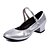baratos Sapatos Para Dança de Salão &amp; Dança Moderna-Mulheres Sapatos de Dança Sapatos de Dança Moderna Sandália Têni Flor Salto Baixo Vermelho / Dourado / Prata / Profissional