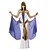 billige Historiske og vintagekostumer-Egyptiske costumer Queen Cleopatra Cosplay Kostumer Festkostume Maskerade Dame Det gamle Egypten Halloween Karneval Festival / Højtider Spandex Nylon Hvid Karneval Kostume Vintage / Hovedtøj