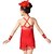cheap Kids&#039; Dancewear-Latin Dance Sequin Tassel Training Sleeveless Natural Spandex Sequined / Performance / Ballroom