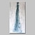 cheap Oil Paintings-Oil Painting Hand Painted - People Abstract / Modern Canvas / Rolled Canvas