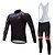 cheap Men&#039;s Clothing Sets-Long Sleeve Cycling Jersey with Bib Tights Bike Clothing Suit Quick Dry Sports Polyester Spandex Silicon Road Bike Cycling Clothing Apparel / Lycra