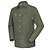 cheap Tees &amp; Shirts-Men&#039;s Hiking Shirt / Button Down Shirts Long Sleeve Top Outdoor Ultraviolet Resistant Wearable Antistatic Quick Dry Fall Summer Chinlon Solid Colored Hunter Green Khaki Gray Camping / Hiking Fishing