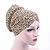 billige Hue-Dame Aktiv Diskett hat Flettet Blomstret Leopard Hat / Stof / Sommer / Bomuld