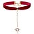 billiga Choker-halsband-Dam Chokerhalsband Sol damer Unik design Legering Svart Röd Halsband Smycken Till Fest Vardag Friluftskläder