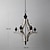 cheap Candle-Style Design-6-Light 50 cm Mini Style Chandelier Wood / Bamboo Glass Candle-style Painted Finishes Retro 110-120V 220-240V