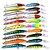 cheap Fishing Lures &amp; Flies-20 pcs Lure kit Fishing Lures Minnow Crank Lure Packs Floating Bass Trout Pike Sea Fishing Bait Casting Spinning