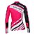 cheap Men&#039;s Clothing Sets-ILPALADINO Men&#039;s Women&#039;s Long Sleeve Cycling Jersey with Tights Winter Summer Fleece Pink Funny Plus Size Bike Tights Clothing Suit Waterproof Windproof Breathable Quick Dry Back Pocket Sports