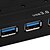 cheap USB Hubs &amp; Switches-4 USB Hub USB 3.0 USB 3.0 With Switch(es) / With Power Adapter Data Hub