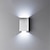 abordables Apliques de pared empotrados-Lightinthebox 2 luces LED novedosas lámparas de pared modernas apliques de pared de lujo diseño cuboide de metal luz de pared 85-265v 2w
