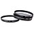 abordables Filtros-Andoer filtro de 58mm uv cpl star kit de filtro de 8 puntos con funda para Canon nikon sony dslr lente de la cámara