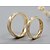 baratos Anéis-Anéis de Casal Dourado Rosa ouro Aço Titânio Elegante Estilo simples / Casamento / Aniversário / Diário / Noivado / namorados