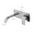 cheap Bathroom Sink Faucets-Bathroom Sink Faucet - Waterfall Nickel Brushed Wall Mounted Single Handle Two HolesBath Taps