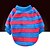 cheap Dog Clothes-Dog Hoodie Dog Clothes Stripe Red / Blue / Pink Plush Fabric Costume For Pets Men&#039;s / Women&#039;s Casual / Daily