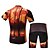 cheap Men&#039;s Clothing Sets-Men&#039;s Cycling Jersey with Shorts Bike Clothing Suit Breathable Quick Dry Sweat-wicking Sports Mountain Bike MTB Road Bike Cycling Clothing Apparel