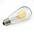 ieftine Lămpi Cu Filament LED-3pcs 10 W Bec Filet LED 1000 lm E27 ST64 10 LED-uri de margele COB Decorativ Alb Cald 220-240 V / 3 bc