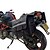cheap Motorcycle Luggage &amp; Bags-Motorcycle Saddlebag Set 2 Pcs Storage Bag Tool Bag For Honda/Yamaha/Suzuki (Black &amp; Gray Color)