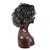 זול פיאות סינטטיות אופנתיות-פאות סינתטיות מתולתל תספורת אסימטרית שיער סינטטי שיער טבעי שחור פאה בגדי ריקוד נשים קצר / בינוני ללא מכסה
