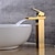 preiswerte Klassisch-Wasserhahn-Set - Wasserfall-Gold-Centerset Einhand-Einloch-Badarmaturen