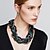 cheap Accessories Clearance-1PC Statement Necklace For Women&#039;s Party Special Occasion Birthday Alloy Twisted Interwoven Necklace Gold