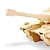tanie Modele i zestawy modelarskie-Zabawki 3D Puzzle Metalowe puzzle Czołg Zrób to Sam Drewno Drewno naturalne Klasyczny Dla dzieci Dla dorosłych Unisex Dla chłopców Dla dziewczynek Zabawki Prezent / Drewniane modele