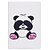 cheap Tablet Cases&amp;Screen Protectors-Case For Apple iPad Air / iPad 4/3/2 / iPad (2018) Origami Full Body Cases Panda Hard PU Leather