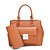cheap Bag Sets-Women&#039;s Bags PU(Polyurethane) Bag Set 2 Pieces Purse Set Black / Gray / Brown / Bag Sets