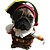 お買い得  犬用服-ネコ 犬 コスチューム 海賊 コスプレ カジュアル／普段着 冬 犬用ウェア コーヒー コスチューム ファブリック ダウン S M L XL