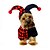 billige Hundeklær-Hund Kostume Hundeklær Halloween Jul Geometriske Svart Kostume For kjæledyr
