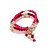 baratos Pulseira-Mulheres Empilhável Pulseiras com Pendentes - Arco-Íris senhoras, Vintage, Boêmio, Punk, Rock Pulseiras Jóias Marron / Vermelho / Rosa claro Para Presentes de Natal Festa Atlético Baile Militar