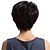 baratos Perucas capless de cabelo natural-Mistura do cabelo humano Peruca Clássico Ondulado Natural Penteados Curtos 2020 Berry Clássico Ondulado Natural Fabrico à Máquina Preto Natural Diário