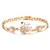 baratos Pulseiras-Mulheres Zircônia cúbica Pulseiras em Correntes e Ligações Vintage Fashion Strass Pulseira de jóias Dourado Para Casamento Aniversário Festa / Noite Atlético Noivado / Chapeado Dourado