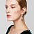 cheap Earrings-Women&#039;s Sapphire Drop Earrings Earrings Hanging Earrings Pear Cut Solitaire Drop Ladies Fashion Elegant Bridal Bling Bling everyday Imitation Diamond Earrings Jewelry White / Champagne / Dark Red For