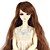 billige Dukkeparykker-Syntetiske parykker Kinky Curly Dame Doll Wig Syntetisk hår