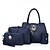 cheap Bag Sets-Women&#039;s PU(Polyurethane) Bag Set Bag Sets 4 Pieces Purse Set Black / Purple / Blushing Pink