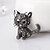 cheap Pins and Brooches-Women&#039;s Girls&#039; Brooches Animal Unique Design Fashion Cute Euramerican Rhinestone Brooch Jewelry Gold Silver For Special Occasion Event / Party Daily Ceremony Casual