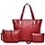 cheap Bag Sets-Women&#039;s Bags PU(Polyurethane) Bag Set Zipper for Office &amp; Career Black / Blue / Red / Gray / Bag Sets