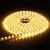 cheap LED Strip Lights-2M 5050 10mm LED Strip Light Waterproof Outdoor IP67 60ledsm Flexible Tape Rope Warm White White Red Yellow Blue Green andEU Plug(AC 220V-240V)