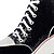 halpa Naisten lenkkarit-Women&#039;s Sneakers Fall / Winter Platform / Wedge Heel Round Toe / Closed Toe Fashion Boots Outdoor Sequin / Lace-up Paillette / Suede Black / Pink / Silver