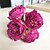 levne Umělé květiny-plastová evropská stolní květina 5ks 32cm