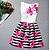 cheap Casual Dresses-Kids Little Girls&#039; Dress Butterfly Striped Daily Print Blue Blushing Pink Sleeveless Dresses Regular Fit