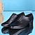 abordables Zapatos de salón y de baile moderno-Hombre Zapatos de Baile Latino Sandalia Zapatilla Tacón Bajo Cuero Flor Negro / Profesional