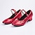 baratos Sapatos Para Dança de Salão &amp; Dança Moderna-Mulheres Sapatos de Dança Sapatos de Dança Moderna Sandália Têni Flor Salto Baixo Vermelho / Dourado / Prata / Profissional