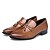 abordables Oxfords Homme-Homme Chaussures habillées Polyuréthane Printemps / Automne Oxfords Marron / Noir / Gland / Athlétique / Gland / Chaussures de confort